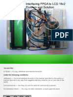 Interfacing LCD With F Pga