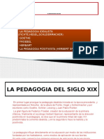 Tarea Pedagogia Del Siglo XIX