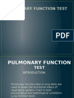 Pulmonary Function Test