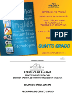 Programas Educacion Basica General Primaria 5 2014 PDF