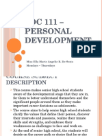 CHAPTER 1 - Personal Development