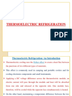 Thermoelectric Refrigeration