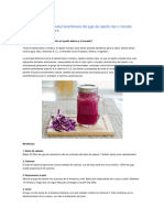 Beneficios para La Salud Asombrosos Del Jugo de Repollo Rojo o Morado