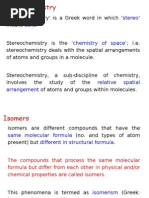 Stereochemistry