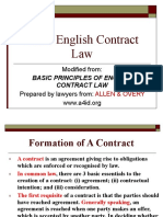 Basic English Contract Law