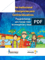 Plan de Emergencias Centros Eduactivos ME