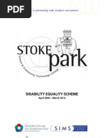 Disability Equality Scheme: April 2009 - March 2012