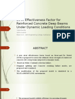 Strut Effectiveness Factor For Reinforced Concrete Deep Beams - 2