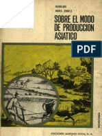 K Marx F Engels M Godelier Sobre El Modo de Produccion Asiatico PDF