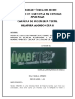 Informe de Imbatex