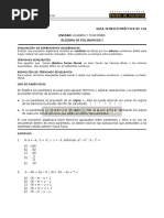 Ma11a - 01!07!14 Teórico Álgebra de Polinomios I