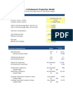 Atlassian Pty LTD - 3-Statement Projection Model