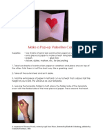 Make A Pop-Up Valentine Card PDF