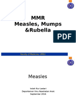 MMR Measles, Mumps &rubella: Faculty of Medicine, UMSU