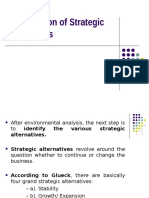 Module-III Strategic Management I