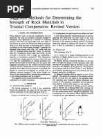 Isrm SM Triaxial Compressive Strength - Revised - 1983