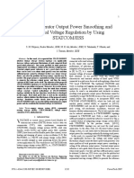 Wind Generator Output Power Smoothing and Terminal Voltage Regulation by Using Statcom/Ess