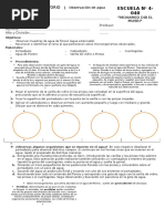 PRÁCTICA de LABORATORIO - Observación de Agua de Florero