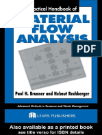 Material Flow Analysis Practical Handbook (Brunner Rechberger)