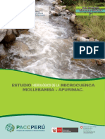 Estudio Hidrologico Microcuenca Mollebamba. Apurimac PDF