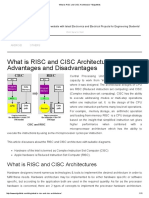 What Is RISC and CISC Architecture - Edgefxkits