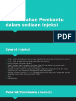 Bahan-Bahan Pembantu Dalam Sediaan Injeksi