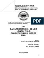 La Eutrofizacion de Los Lagos y Sus Cons PDF