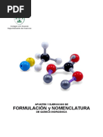 Formulación Y Nomenclatura: Colegio Los Sauces Departamento de Ciencias