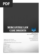 Case Digests - Mercantile Law