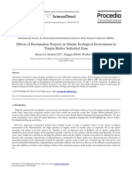 Effects of Reclamation Projects On Marine Ecological Environment in Tianjin Harbor Industrial Zone