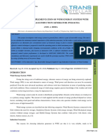 Applied Engg - Ijaerd-Simulation and Implementation of Wind Energy System With Squirrel Cage Induction Generator