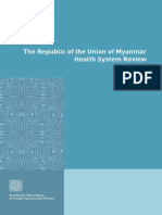 Myanmar Health Systems Review