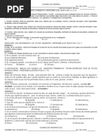 EXAMEN DE TELESECUNDARIA Bloque 2 Tercero