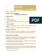 Ejemplo Informe Psicopedagogico