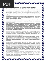 Analisis de La Constitución Del Perú PDF