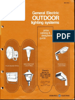 GE Lighting Systems Price Book - Outdoor Designers Guide 10-77 - 3-78