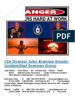 CIA Director John Brennan Emails-Unidentified Brennan Group