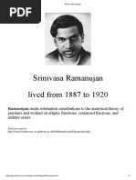 Poster of Ramanujan