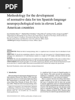 Normative Data For Ten Spanish-Language Neuropsychological Tests in Eleven Latin American Countries