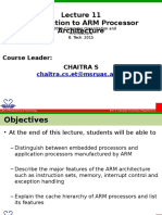 Introduction To ARM Processor Architecture: Chaitra - Cs.et@msruas - Ac.in