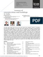 Seismic Performance of Concrete-Shear-Wall Buildings in India