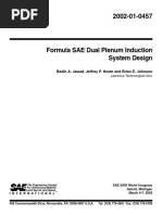 2002-01-0457 - Formula SAE Dual Plenum Induction