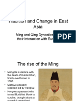 Tradition and Change in East Asia