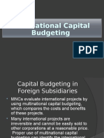 Multinational Capital Budgeting