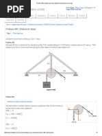 Problem 405 - Method of Joints - Engineering Mechanics Review