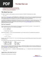 Ideal Gas Law