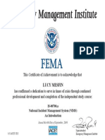 Fema Certificate 700a 1