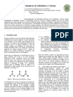 Propiedades Químicas de Aldehídos y Cetonas