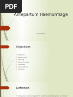 Antepartum Haemorrhage