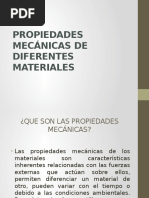 Propiedades Mecánicas de Diferentes Materiales